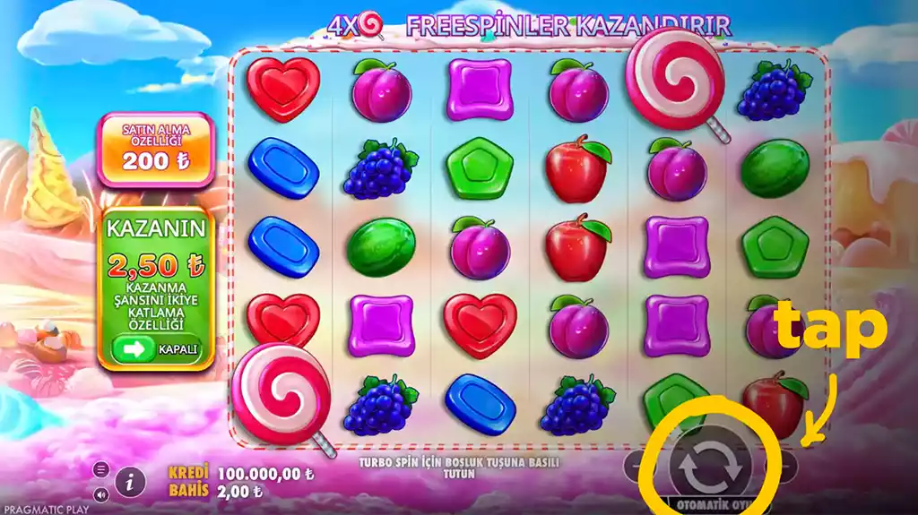 Sweet Bonanza oyun akışı
