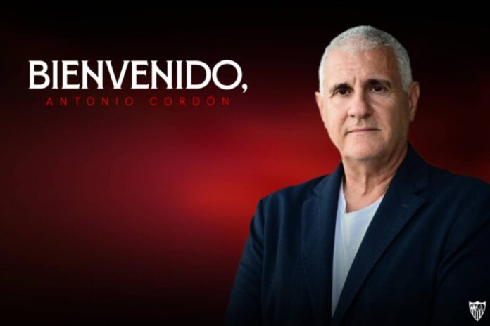 Antonio Cordón, nuevo director de fútbol profesional del Sevilla hasta 2028