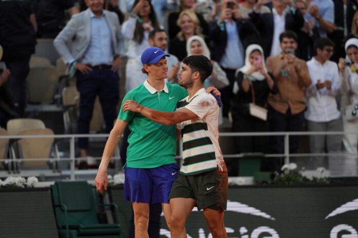 Alcaraz wins longest French Open final in five sets after saving three match points against Sinner