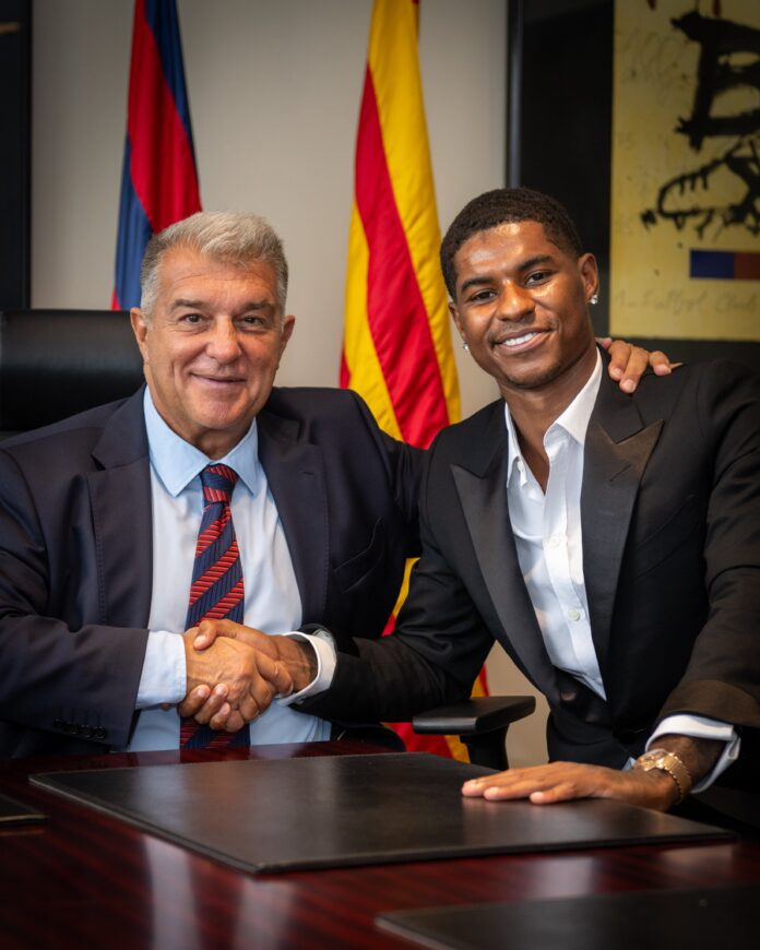 Marcus Rashford backs Barcelona over La Liga registration issue