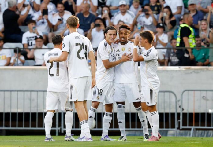 “Proud to be here” – Real Madrid star reacts to debut appearance in pre-season victory