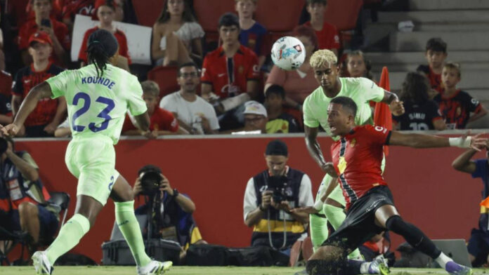 El Barça jugó su partido con menos minutos en Mallorca: 48 minutos