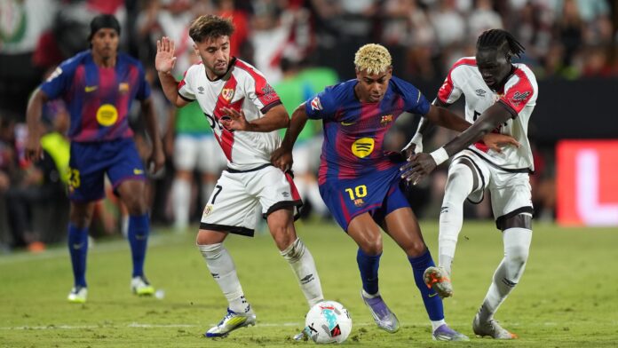 Rayo Vallecano rally to end Barcelona’s perfect season start
