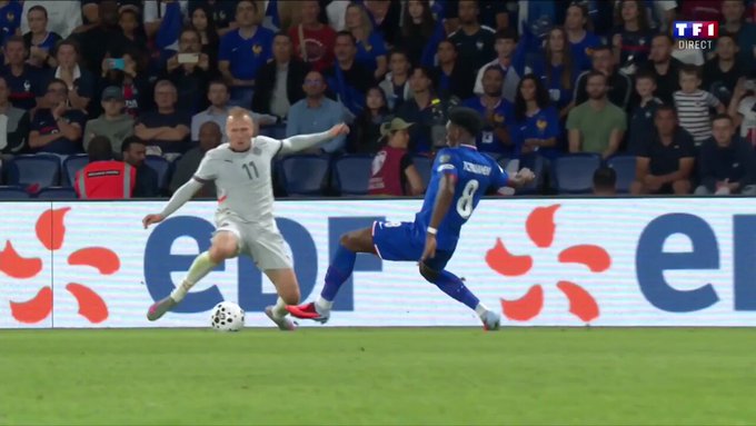 WATCH: Real Madrid star sent off for crunching challenge on international duty