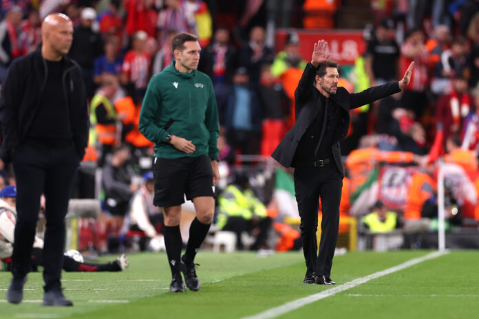 “90 minutes of insults” – Atletico Madrid manager Diego Simeone reveals reason behind sending off against Liverpool