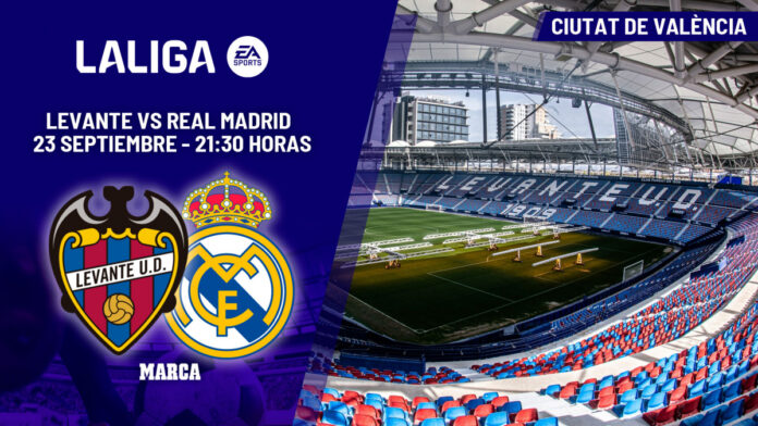 Levante-Real Madrid: a qué hora es y dónde ver el partido de LaLiga EA Sports