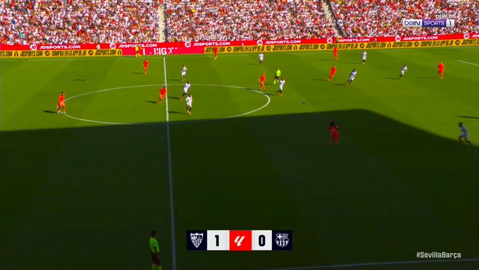 WATCH: Sevilla score again as Barcelona go 2-0 down in first half
