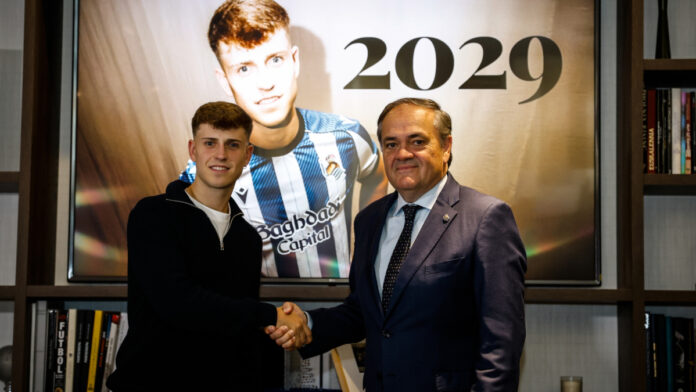 La Real renueva a Rupérez hasta 2029 mientras Sergio espera que se recupere de su lesión