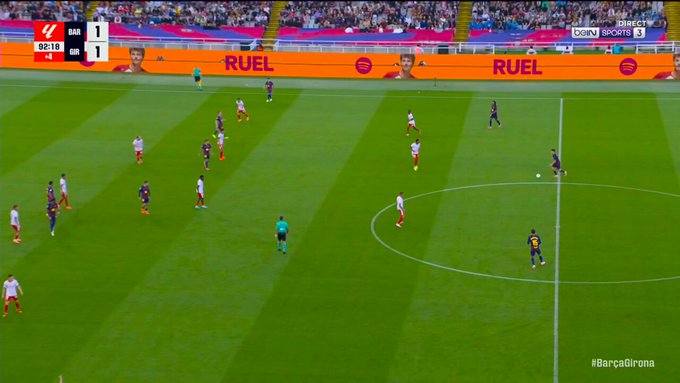 WATCH: Ronald Araujo strikes in stoppage time as Barcelona retake lead against Girona