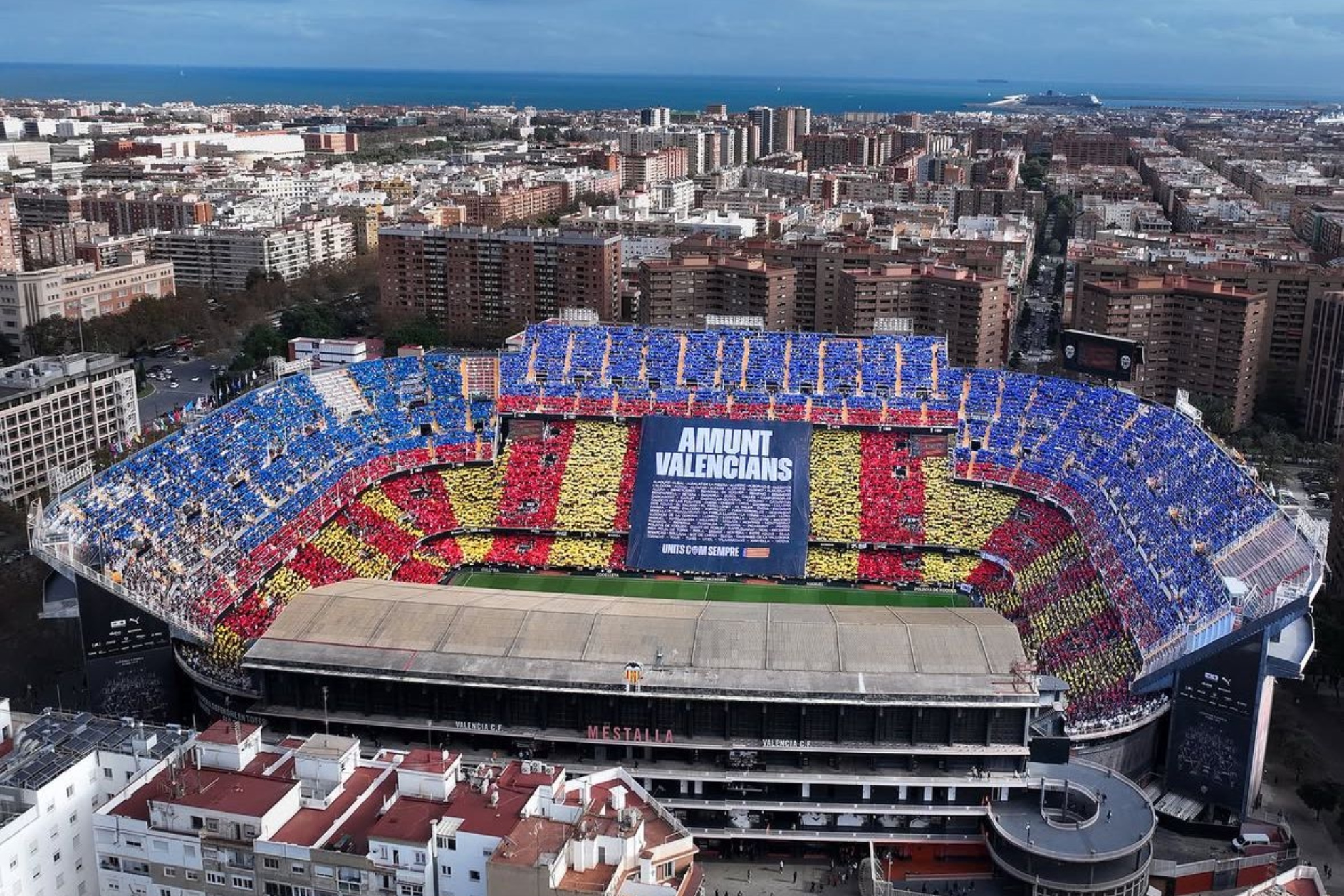 صورة جوية لملعب ميستايا