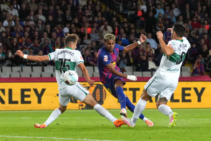 Barcelona bounce back from El Clasico defeat as Elche defeated in Montjuic