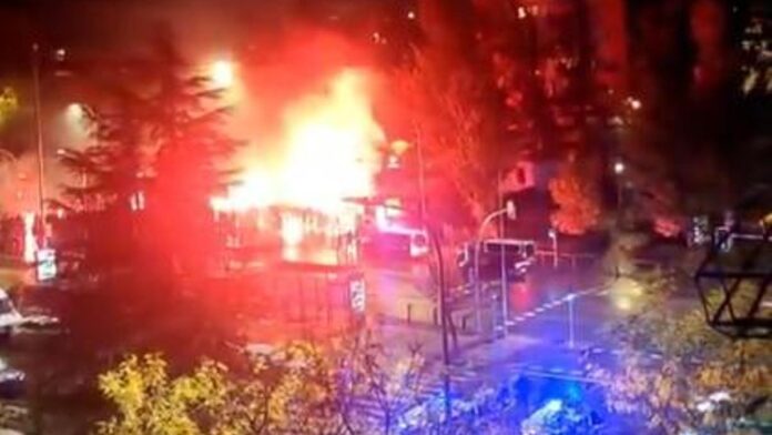 400 ultras clash ahead of Rayo Vallecano-Lech Poznan match in Conference League