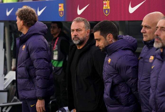 Barcelona manager Hansi Flick reacts to “special” Spotify Camp Nou homecoming