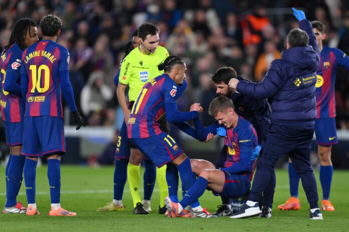Injury woes continue for Barcelona as player ruled out until 2026