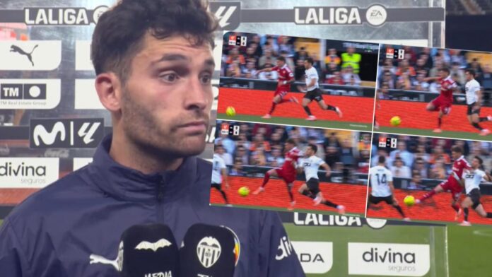 Cuadra Fernández explicó por qué no pitó penalti a Hugo Duro: “No me ha convencido”