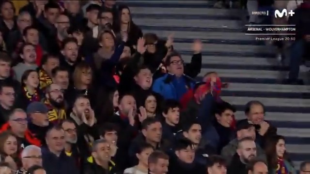 Spotify Camp Nou crowd mock Real Madrid and Xabi Alonso during Osasuna clash