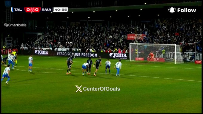 WATCH: Kylian Mbappe and own goal give Real Madrid 2-0 lead against Talavera