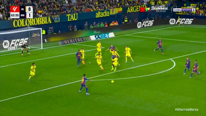 WATCH: Lamine Yamal doubles Barcelona lead against Villarreal