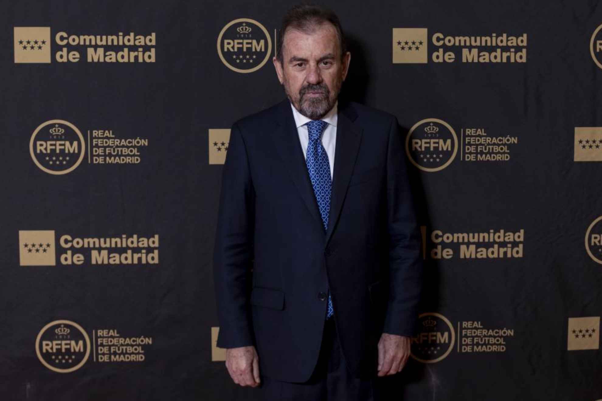 أنخيل توريس في حفل الاتحاد الملكي لكرة القدم بمدريد