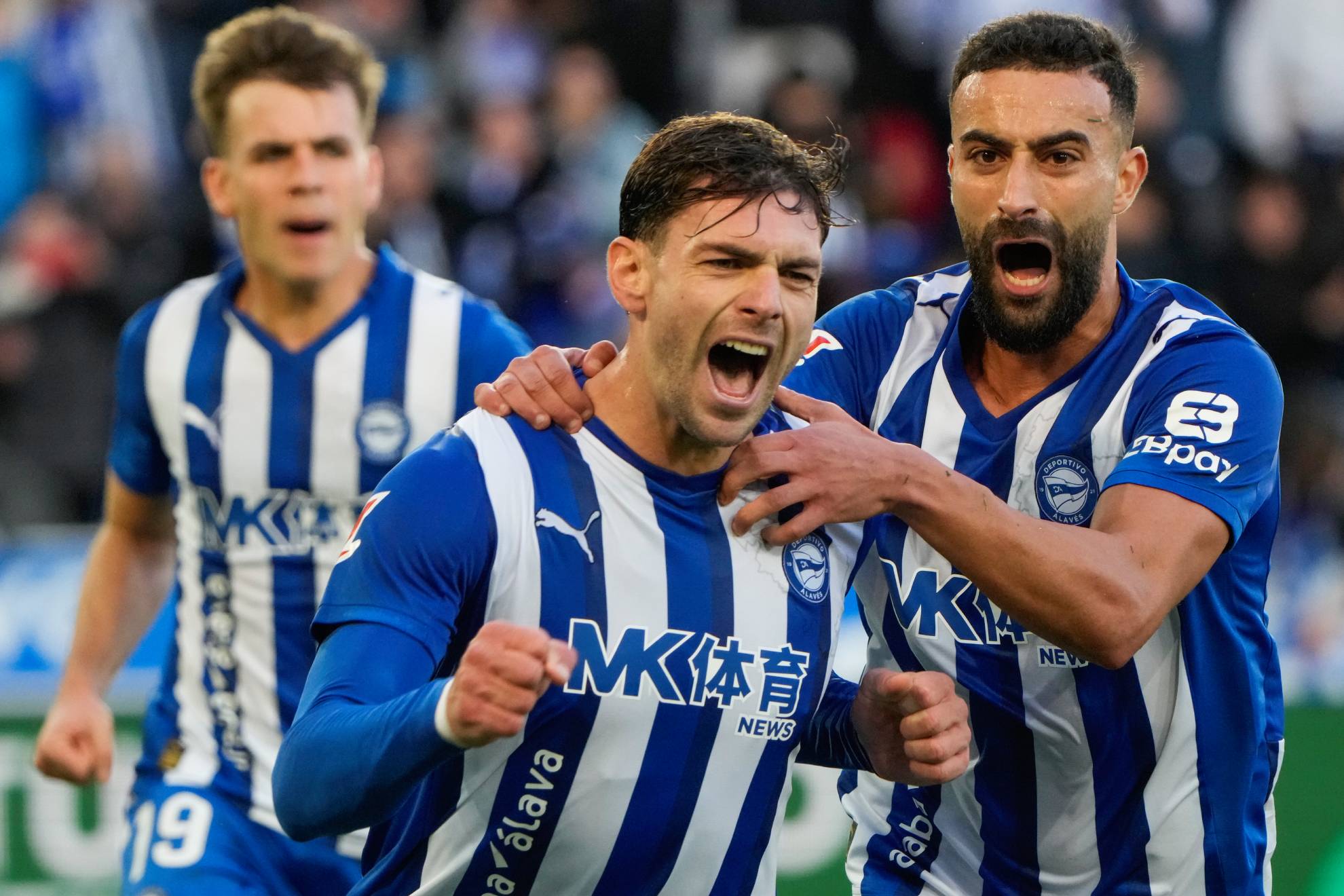 لوكاس بوي يحتفل بهدف أمام ريال سوسيداد