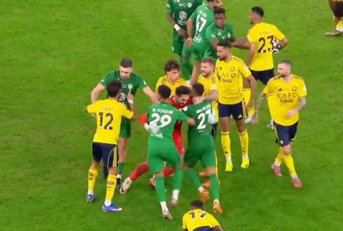 WATCH: Ex-Barcelona and Atletico star Joao Felix slapped during bust-up in Saudi Pro League clash
