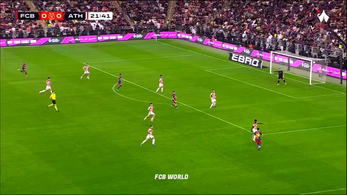 WATCH: Ferran Torres fires Barcelona into early lead in Spanish Supercup semi-final