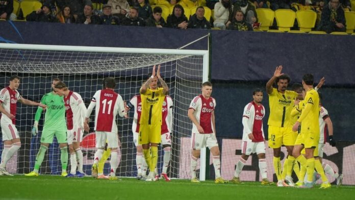 Villarreal slump to familiar defeat against Ajax as Champions League horrors continue