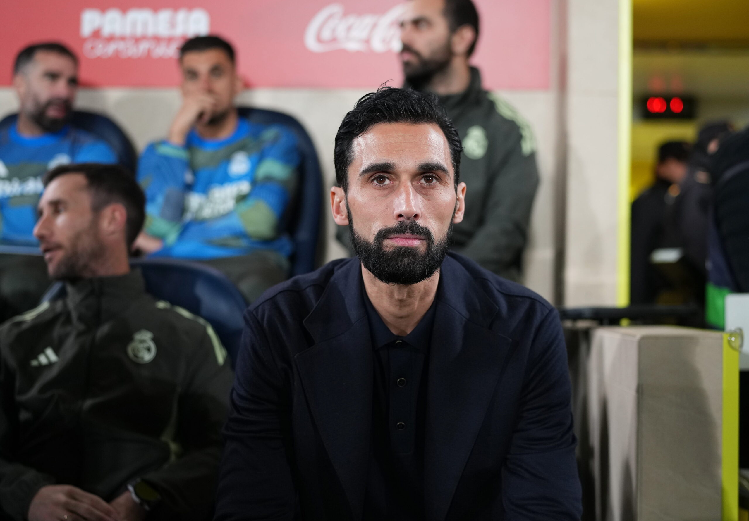 أربيلوا خلال مواجهة ريال مدريد ضد فياريال.