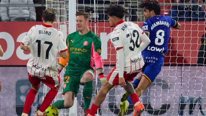 Marc-Andre ter Stegen helps rescue point for Girona on debut against Getafe