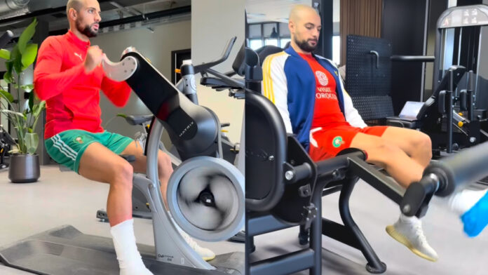 Amrabat comienza su trabajo de recuperación en Holanda
