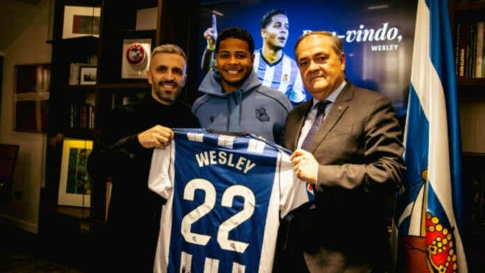 Oficial: Wesley llega cedido con opción de compra. “Agradezco a Dios la oportunidad de poder disputar LaLiga”