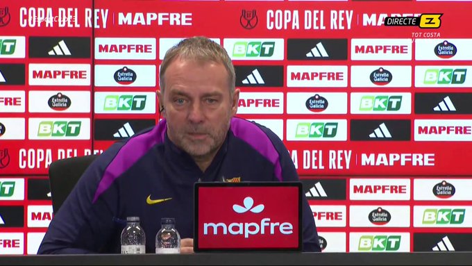 Hansi Flick bemoans latest Barcelona injury blow – “I’m not happy about this”