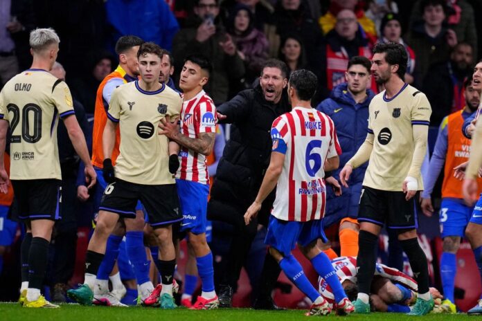 Barcelona fume over supposed Diego Simeone taunt aimed at Lamine Yamal
