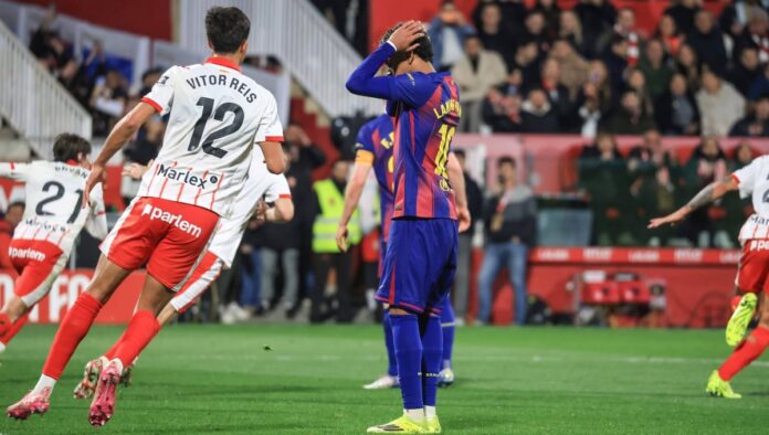 Girona pile misery on Barcelona after controversial late winner