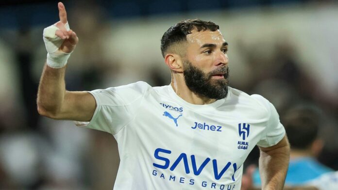 بنزيما يستعد لمواجهة السد القطري