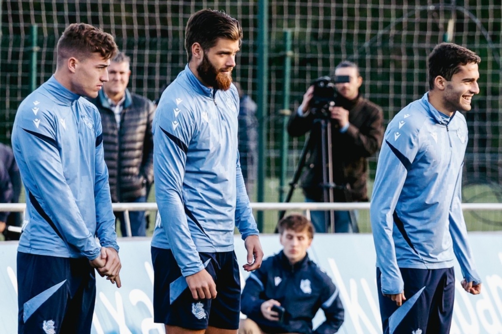 سوسيتش، كاليتي-كار وزاخاريان خلال تدريب في زوبييتا