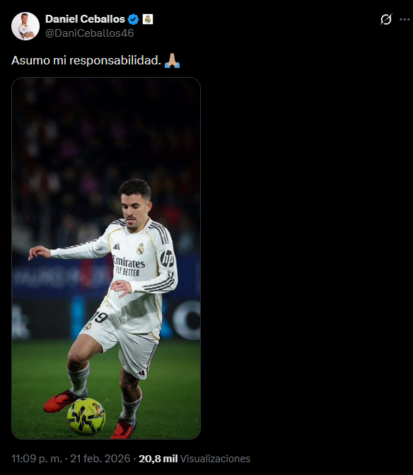 داني سيبايوس على منصة X