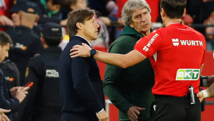 Pellegrini, sobre Almeyda: “Siete partidos por una discusión con el árbitro me parece una barbaridad”