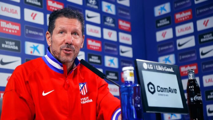 Key midfielder ruled out but Diego Simeone says Atletico Madrid are in ‘a fantastic position’ before Barcelona