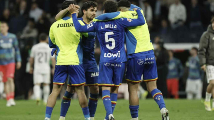 El Getafe se divierte en el Bernabéu: a ocho del descenso