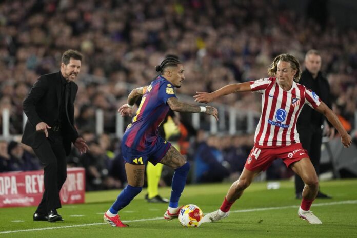 Atletico Madrid hold onto Copa del Rey final spot as Barcelona comeback runs out of gas