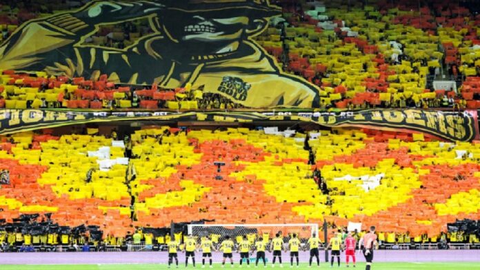 كورفا قولد تجهز تيفو الديربي