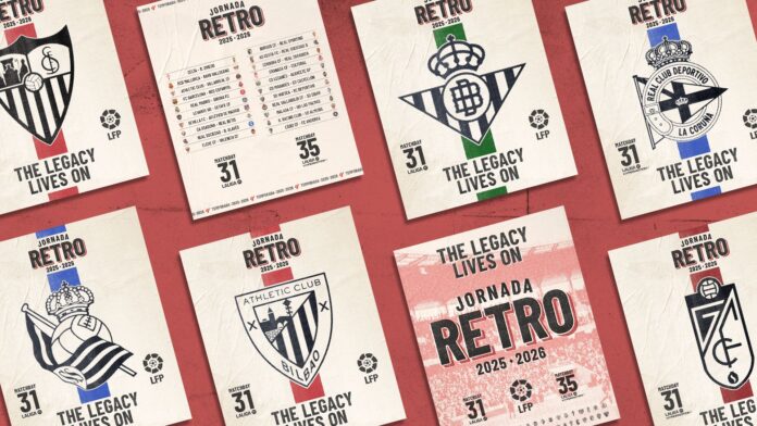 La Liga announce retro kit weekend in April