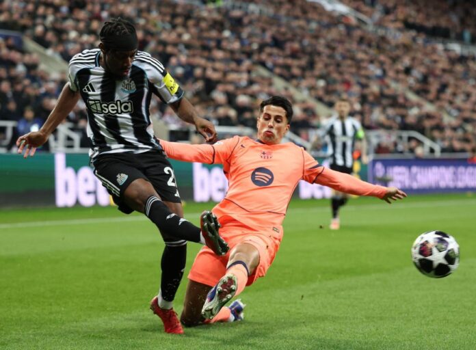 Barcelona equalise with last kick of the game as Newcastle United leave legs at breaking point