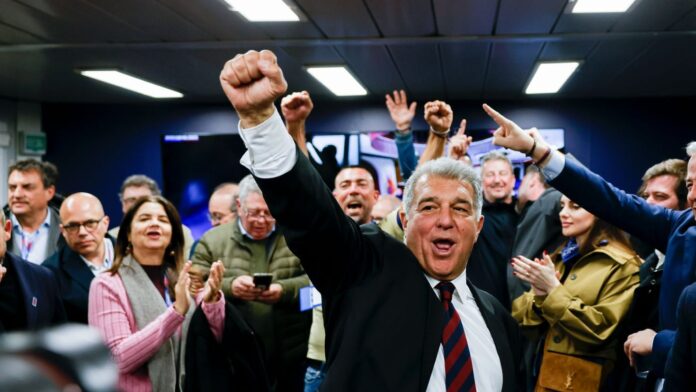 Joan Laporta speaks after being re-elected as Barcelona president – “This result makes us unstoppable”
