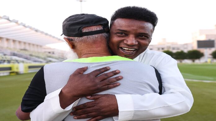 استقبال خاص لـ محمد نور والمنتشري بتدريبات الاتحاد.. صور