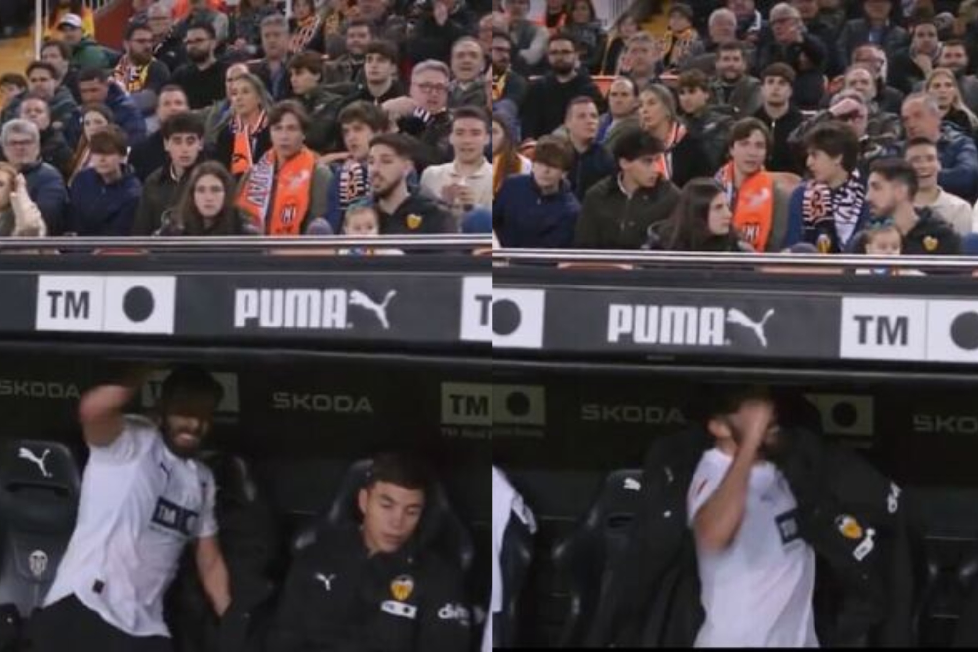 ريوخا يضرب مقعد البدلاء