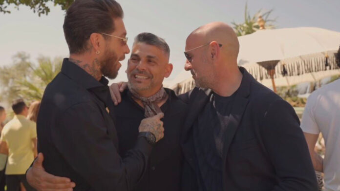 Monchi, en la fiesta privada de Ramos por su 40 cumpleaños