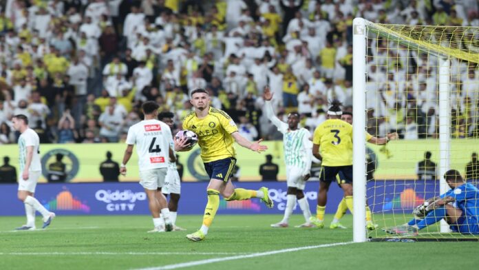 النصر يكتسح النجمة بخماسية