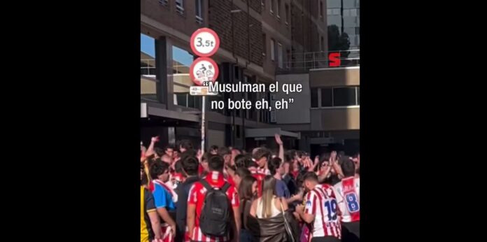 Traveling Atletico Madrid fans join in with Islamophobic chants ahead of Barcelona clash